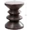 18" Copper Metal Art Deco Inspired Accent Table